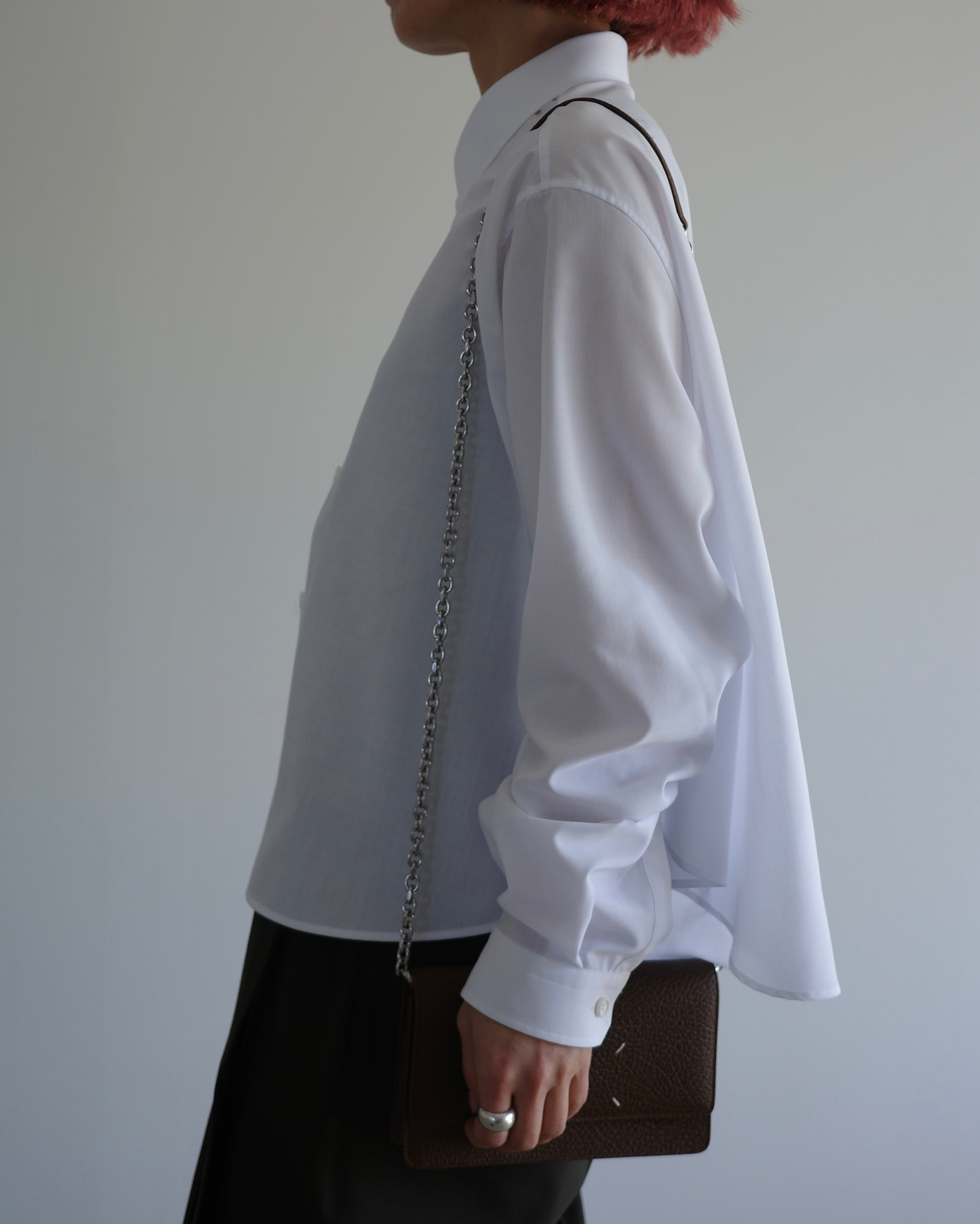 THE RERACS / REGULAR COLLAR A-LINE SHIRT | LA VILLA ROUGE