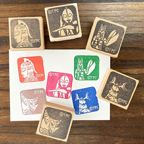 手彫り消しゴムはんこ【エレキング】 | 消しゴムはんこ専門店 エピリリ