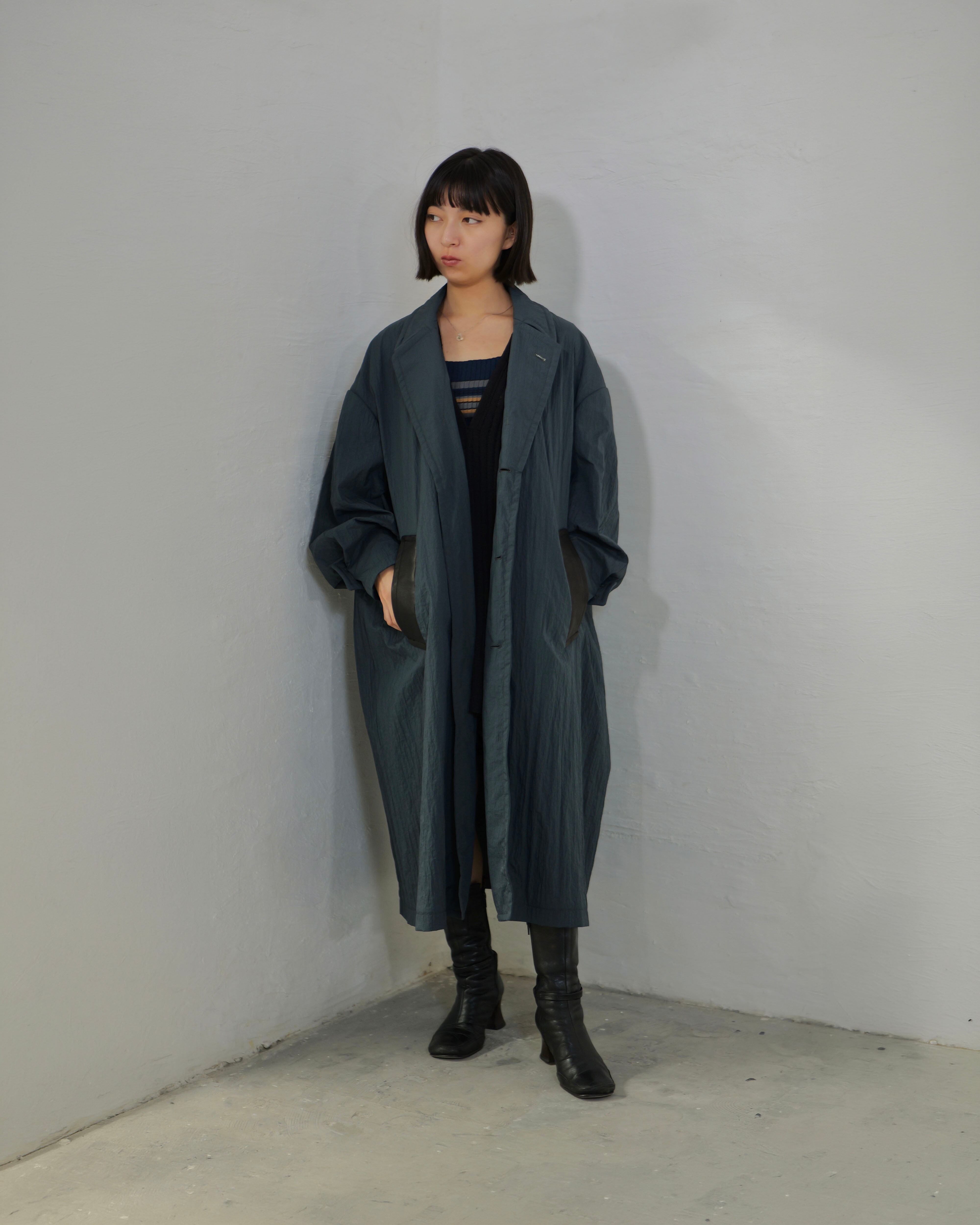 【Hiyayacco様ご専用】　OLBIA JQガウン CEDNIE】ダブルフェイスバイカラーロングガウン(M(9号～11号)/2 オフ
