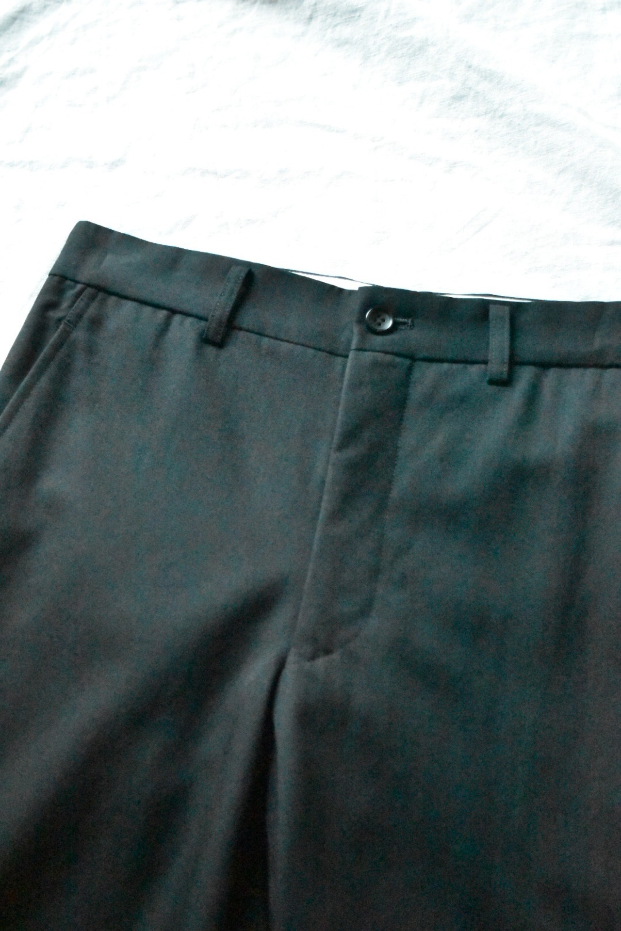 "COMME DES GARCONS HOMME PLUS" Black cropped trouser
