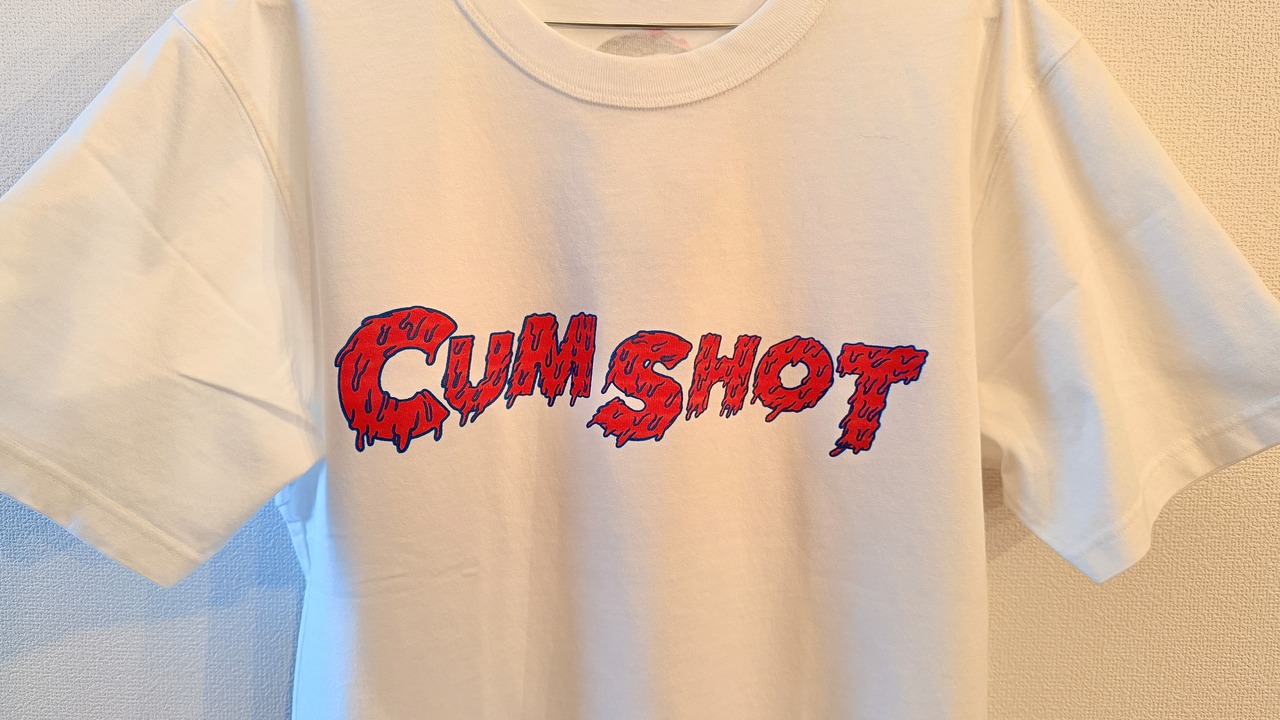 CUM SHOT ロゴT /好きな色の組み合わせ２色:Silk screen