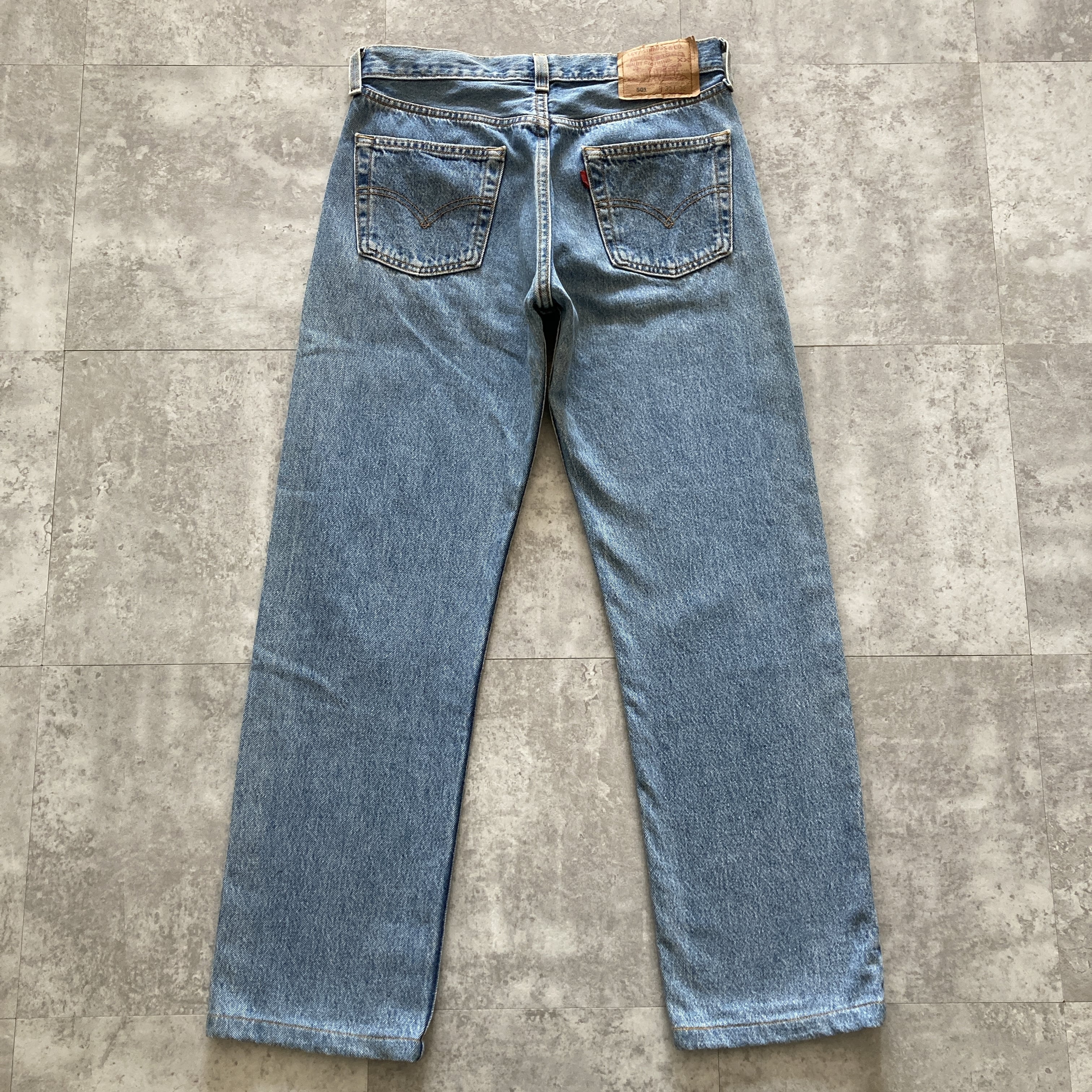 濃紺 usa製】LEVI'S 501 デニムパンツ ボタン裏524 エルパソ