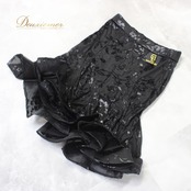 社交ダンス 衣装 DANCEBABY スカート レッスンウェア ブラック系 黒 花柄 練習着 フロッキー 練習用 ホースヘア レディース オールシーズン ソシアルダンス 競技ダンス ボールルームダンス シック エレガント 気品 かわいい 上品 大人っぽい きれいめ