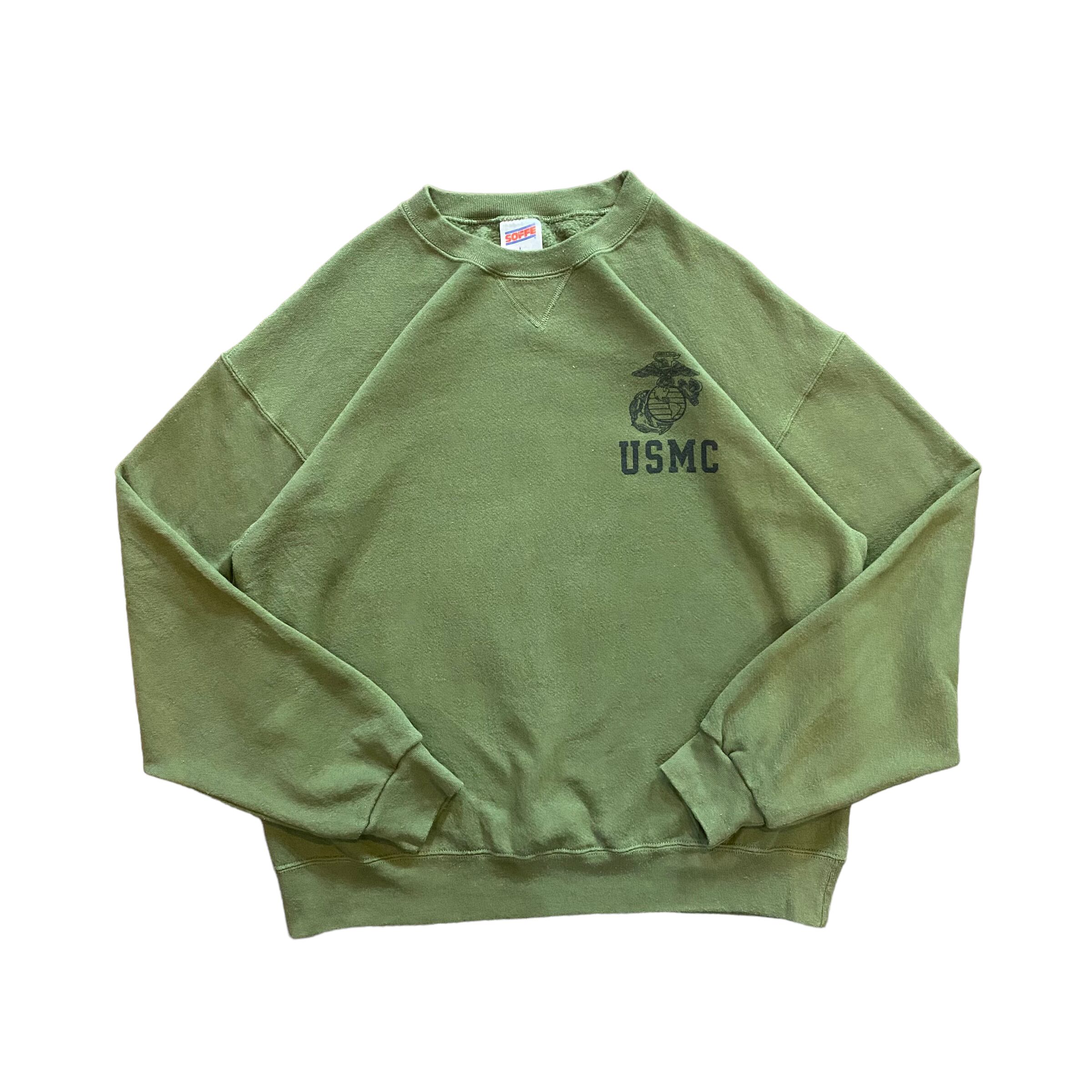 USMC SOFFE 90's usa製 スウェット L プリント