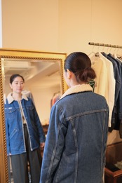 Wrangler ボアデニムジャケット