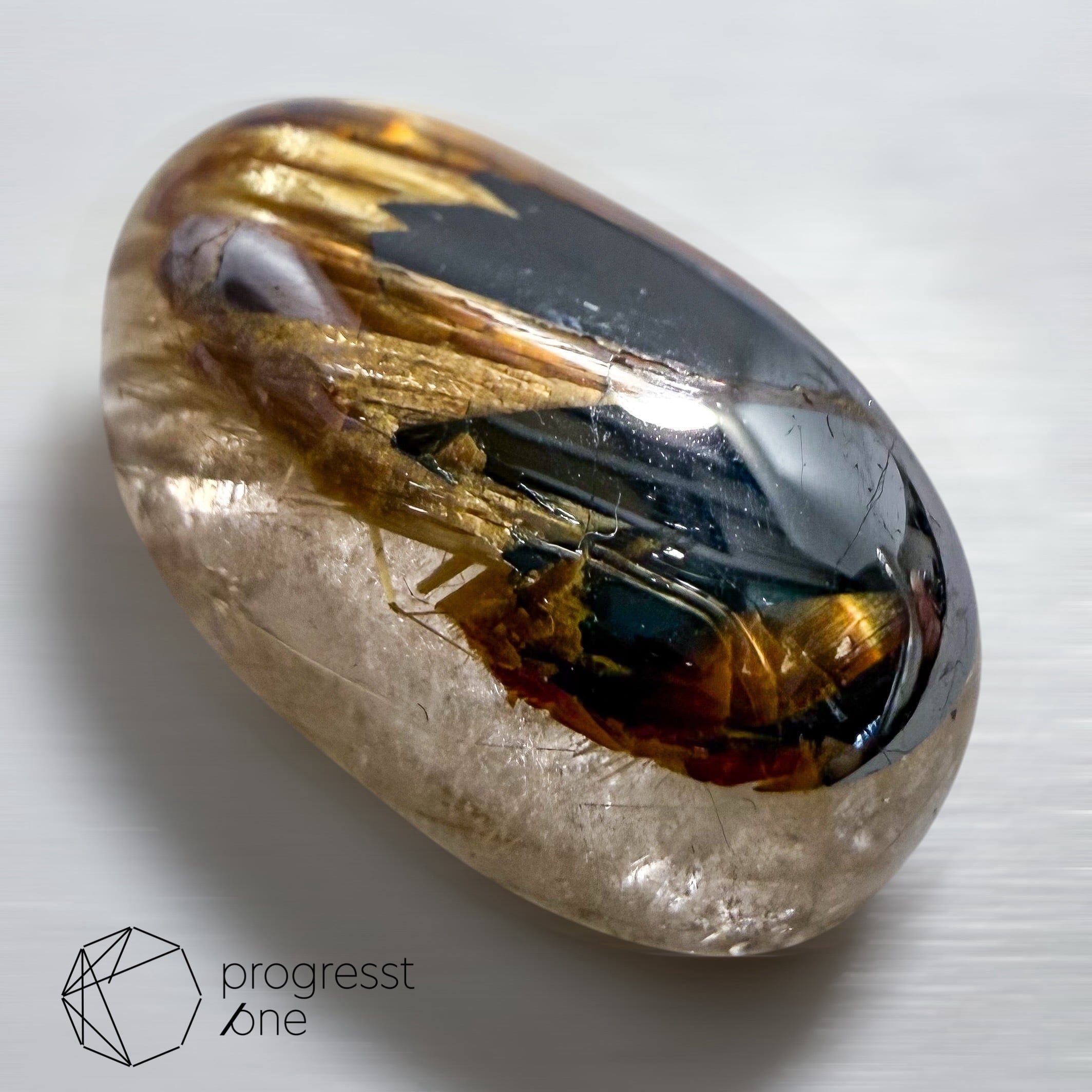 ヘマタイトインルチルクォーツ13.92ct | progresstone