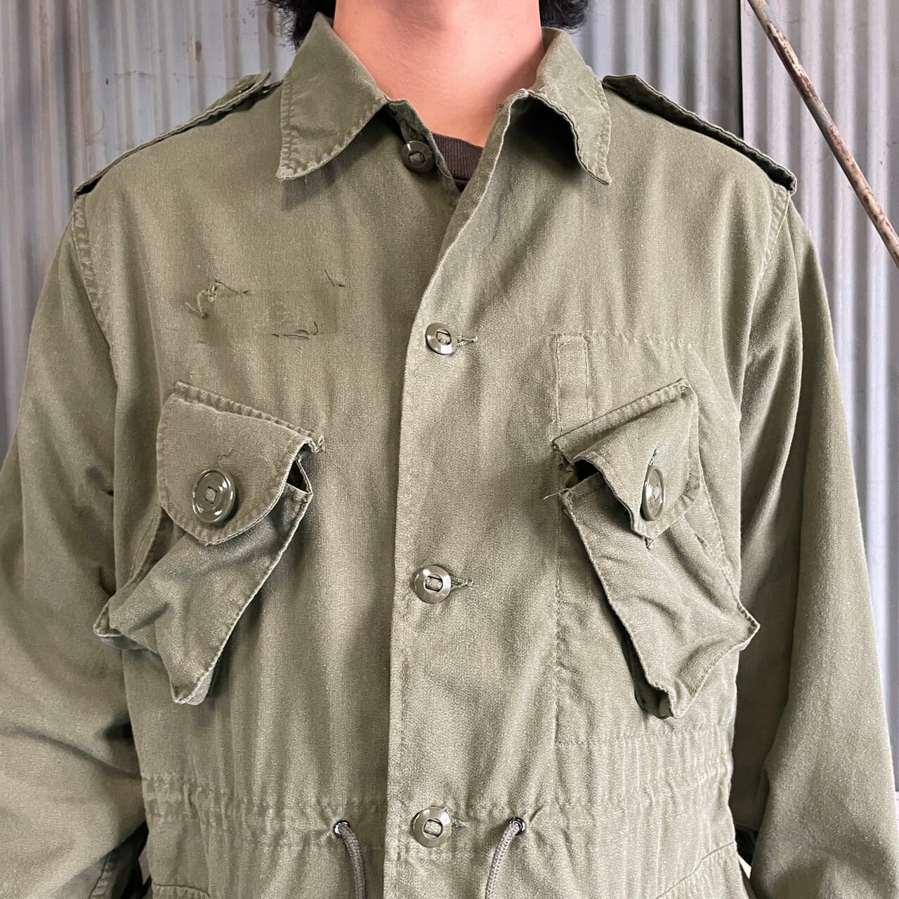 80年代 カナダ軍 MK2 ミリタリー フィールドジャケット シャツ 