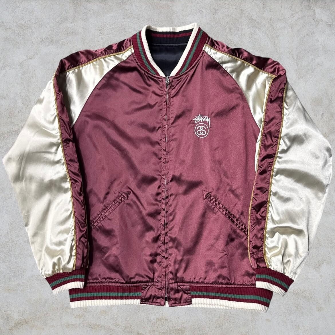 special】00's old stussy Souvenir Jacket “スカジャン”【高円寺本店