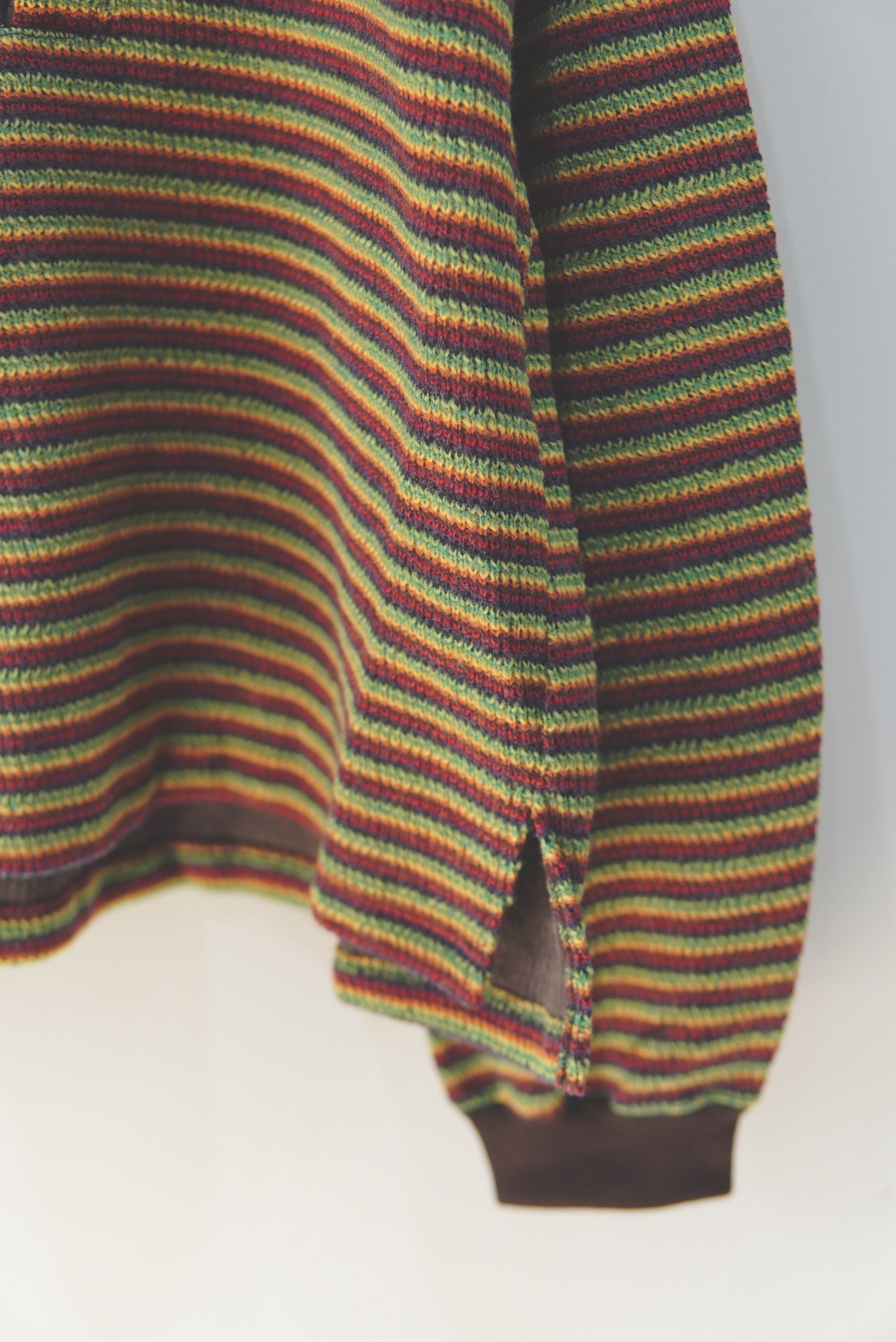 トップス ANCELLM /WOOL BORDER SKIPPER SHIRT 25AW WOOL BORDER SKIPPER SHIRT(MULTI) – ANCELLM