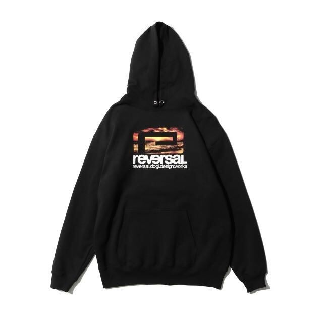 REVERSAL SUNSET BIG MARK HOODY / リバーサル パーカー / rv22ss204