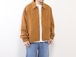KELEN / VEGAN SUEDE COACH JACKET "NANCY" - CAMELBROWN ケレン / ヴィーガンスエード コーチジャケット - キャメルブラウン