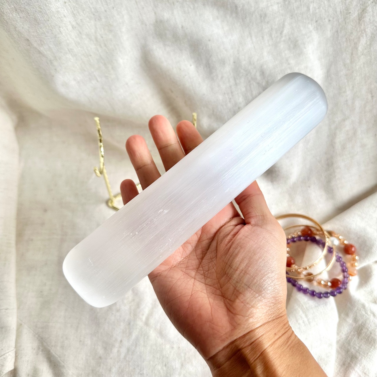 セレナイト】 ブレスレット ホルダー SELENITE BRACELET HOLDER | s  