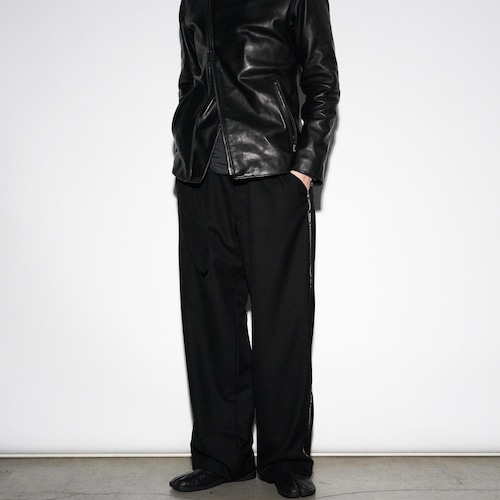 Belted Pants - "WIDE" 〈JOHN FOSTER / Black〉