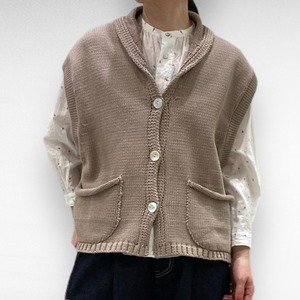 TANG low gauge knit vest