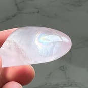 透明感抜群のローズクォーツ*ハート4*天然石インテリア*パワーストーン*置き物