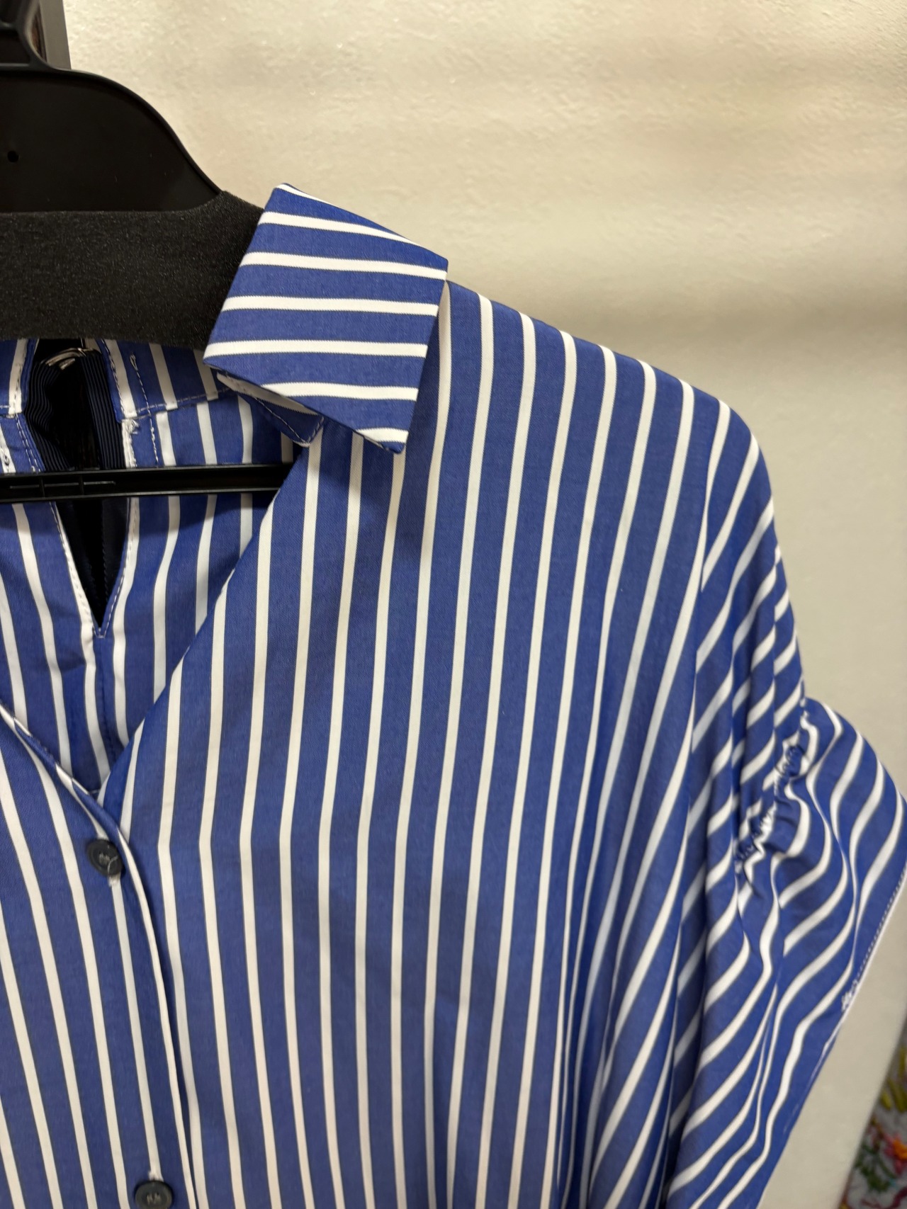 【ASAKURA】バックリボン　ストライプワンピース　16078