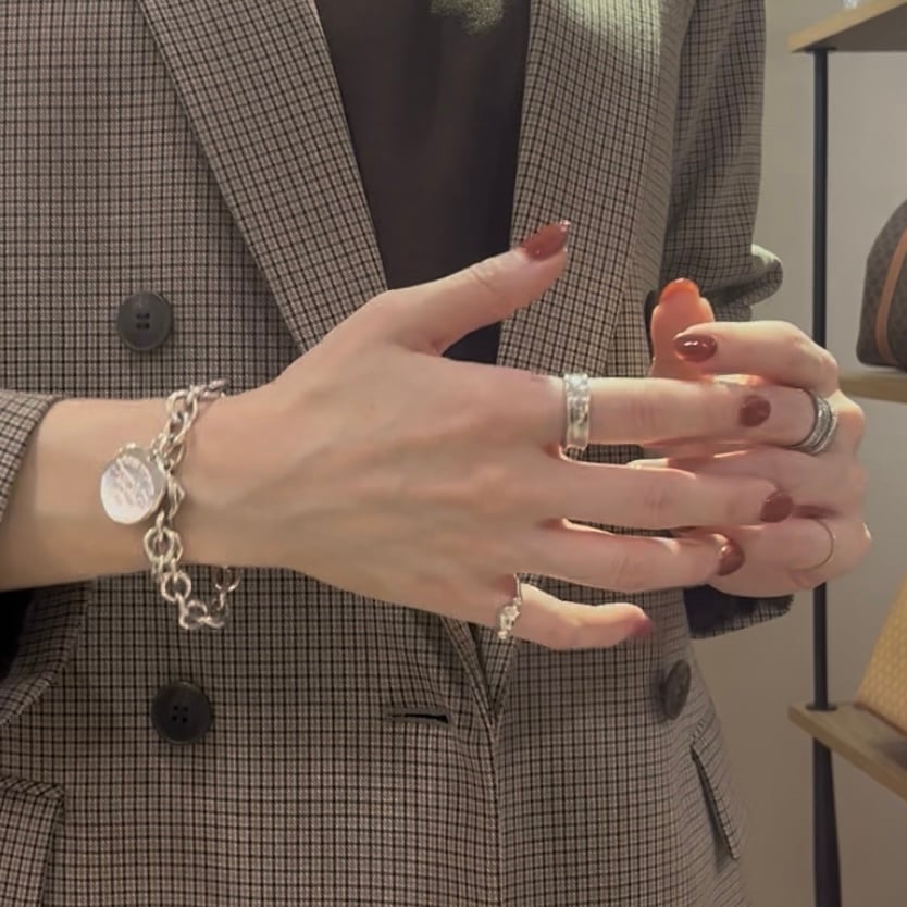 TIFFANY＆CO.】1388 シルバー925 ティファニー1837 ナローリング