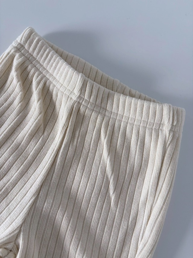 ❉即納 LINDO/ Rib pants