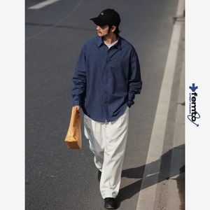 Pinstripe cotton shirt 0195