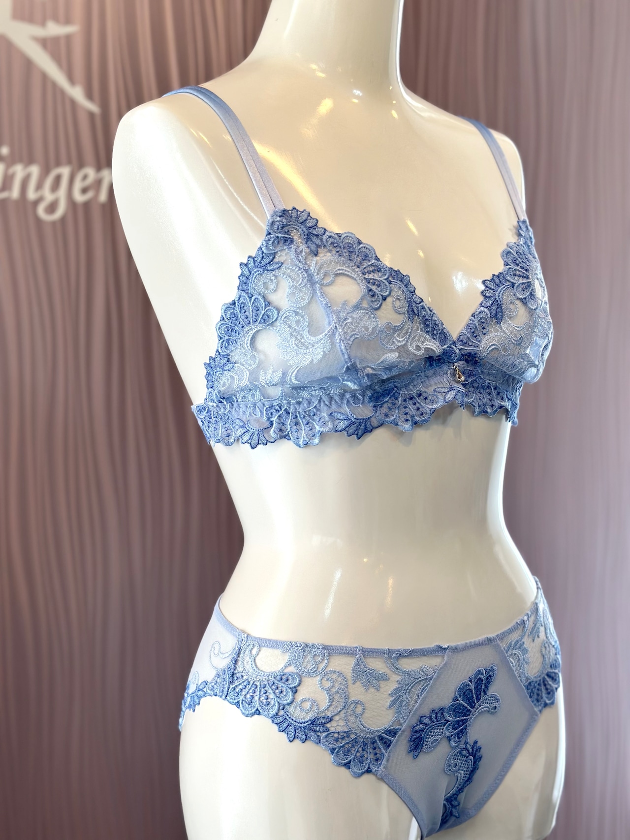 ドレッシングフローラル 三角ブラジャー  リズシャルメル