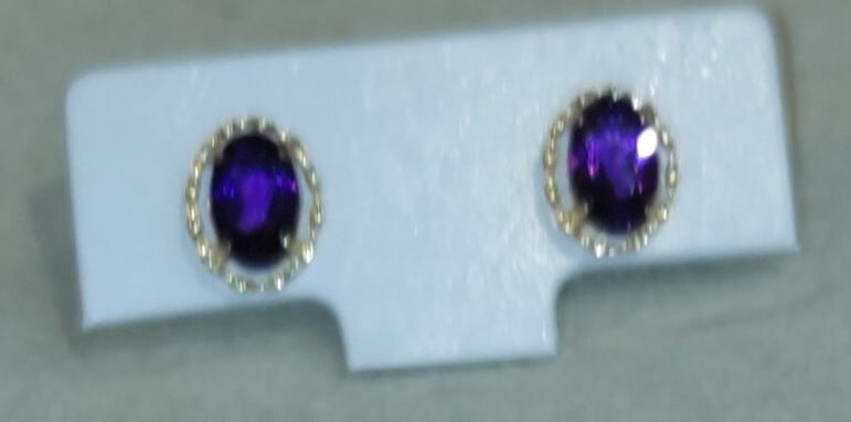 アメジスト、シャンパンクォーツetc.ピアス アメジストピアス | Ah Antique