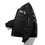 Long Sleeve Zip-up Hooded Oversized Jacket ◇3color H0916