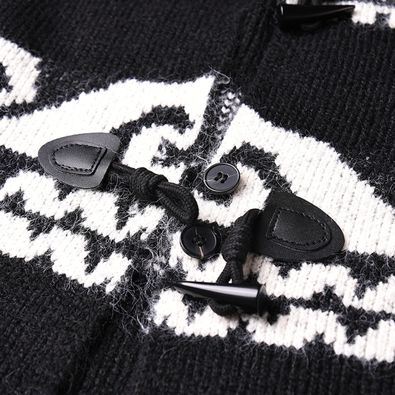 Thick knit hooded sweater(ME038)