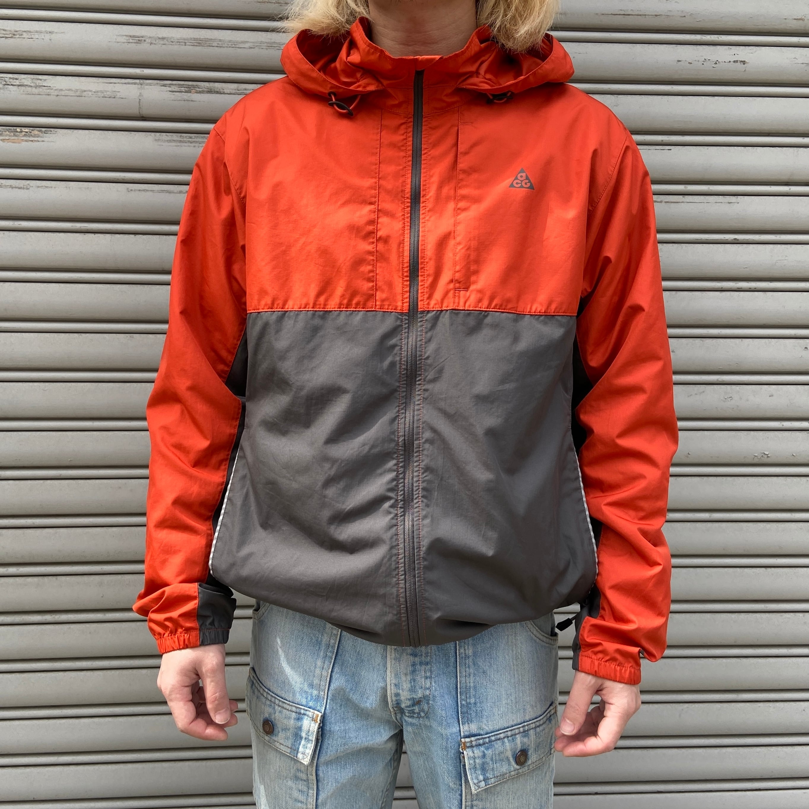 NIKEACG ナイキ ストームフィット ナイロンジャケット オレンジ