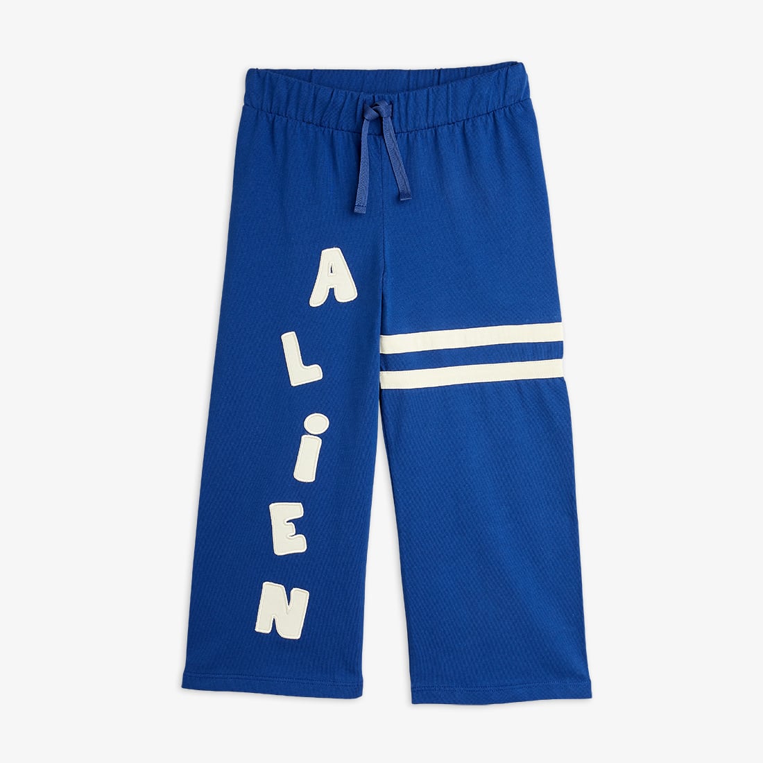 【26SS】minirodini(ミニロディーニ)Alien application trousers(80-86/92-98/104-110/116-122/128-134/140-146)パンツ エイリアン ブルー