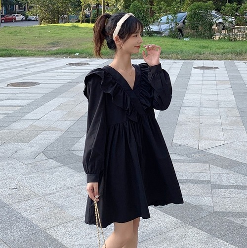 【大きいサイズM-4XL】【秋冬新作】ファッションワンピース#settc-237387