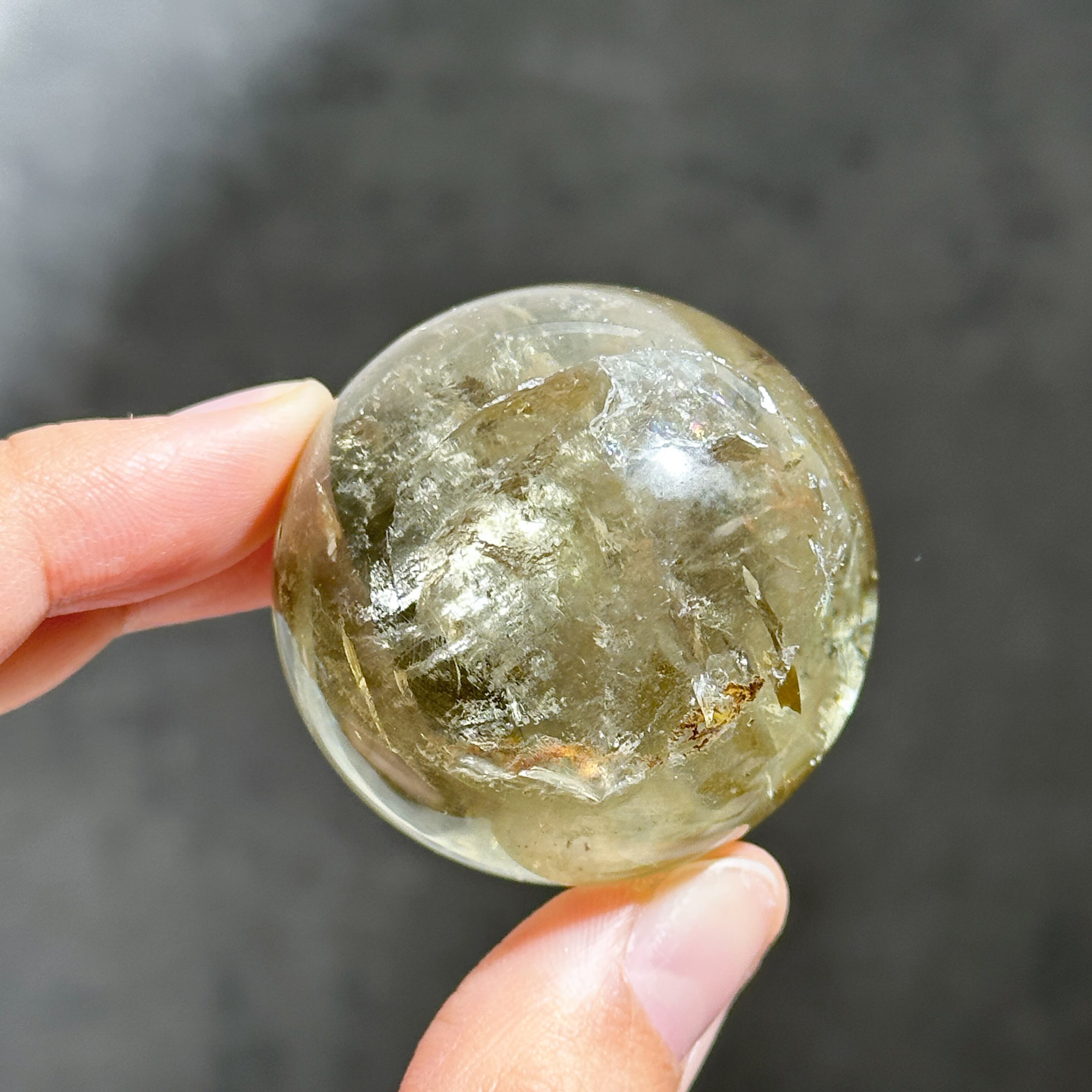 シトリン（黄水晶） スフィア13 ◇ Citrine ◇ 天然石・鉱物