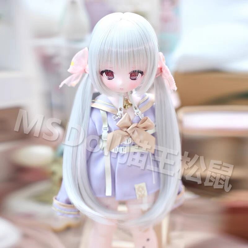 セットウィッグ BJD 1/3 1/4 MDD KUMAKO かつら 耐熱 ヘッド パーツ