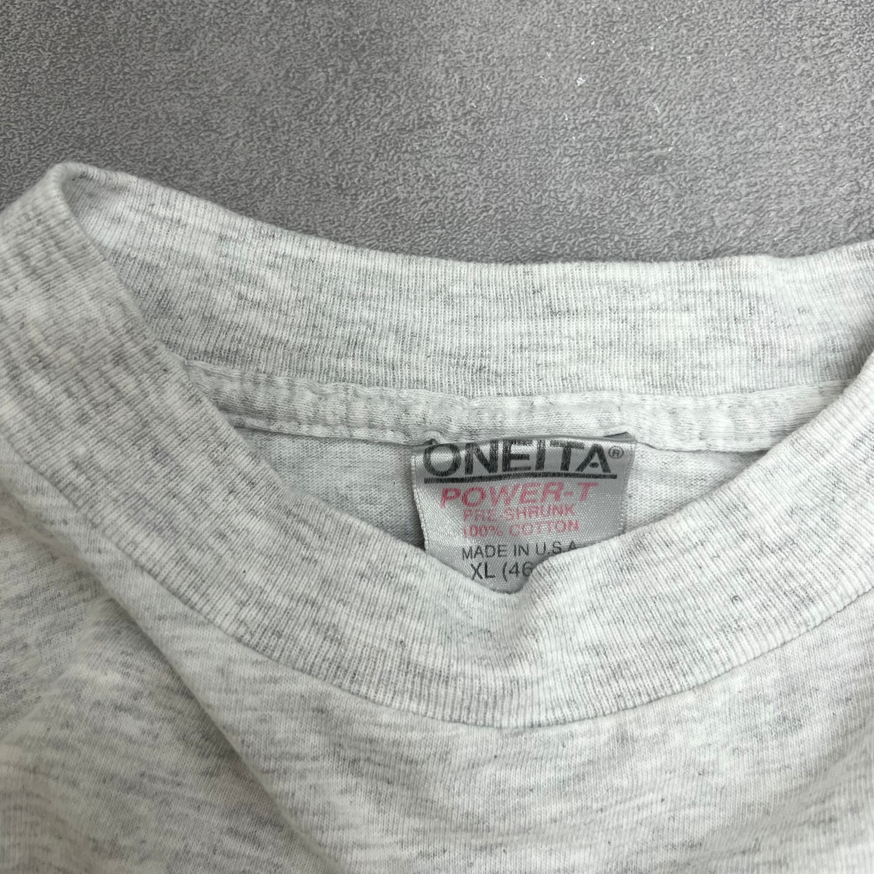 【80s初期銀タグUSA製】ONEITA シングルステッチ　ビンテージTシャツ