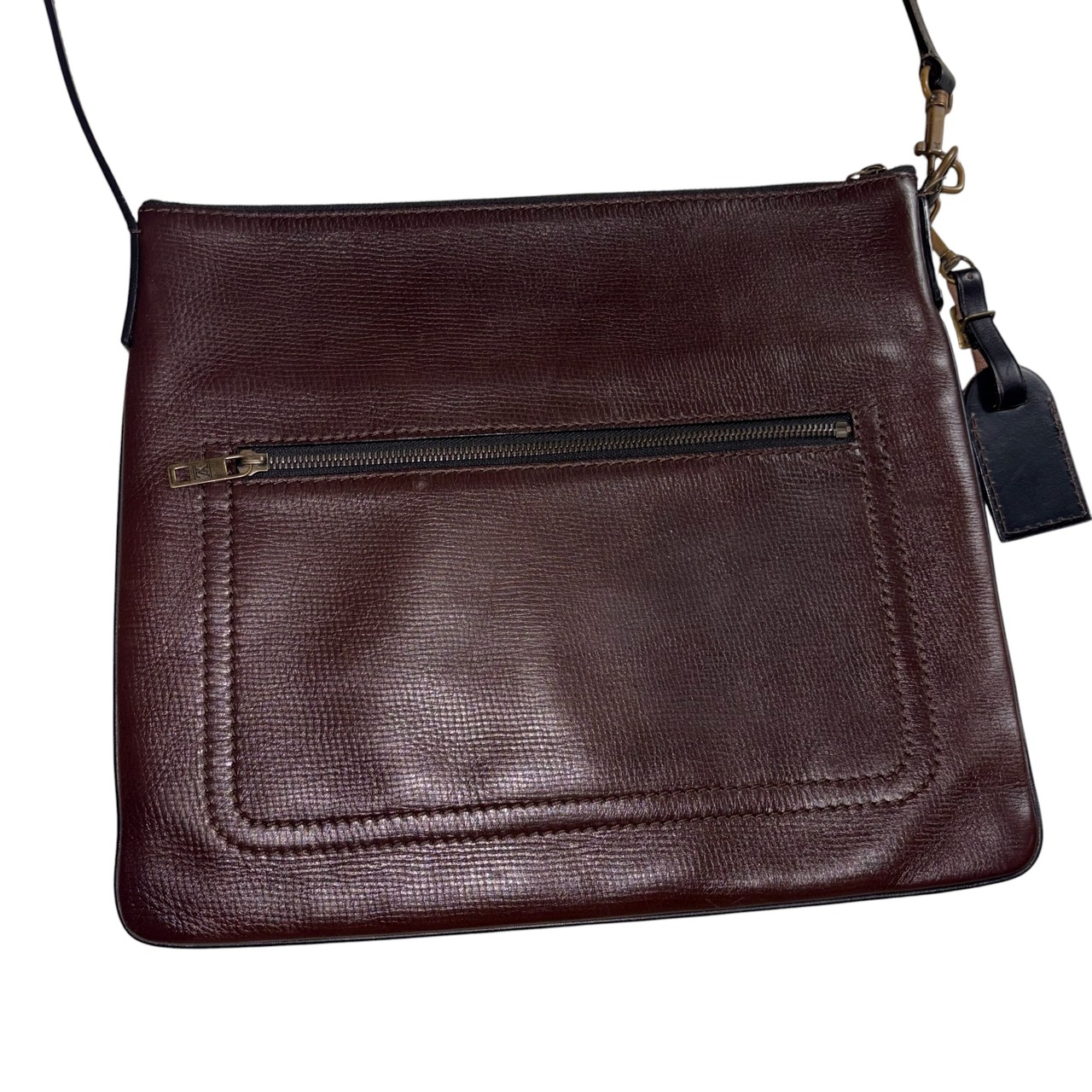 LOUIS VUITTON “Utah” leather shoulder bag