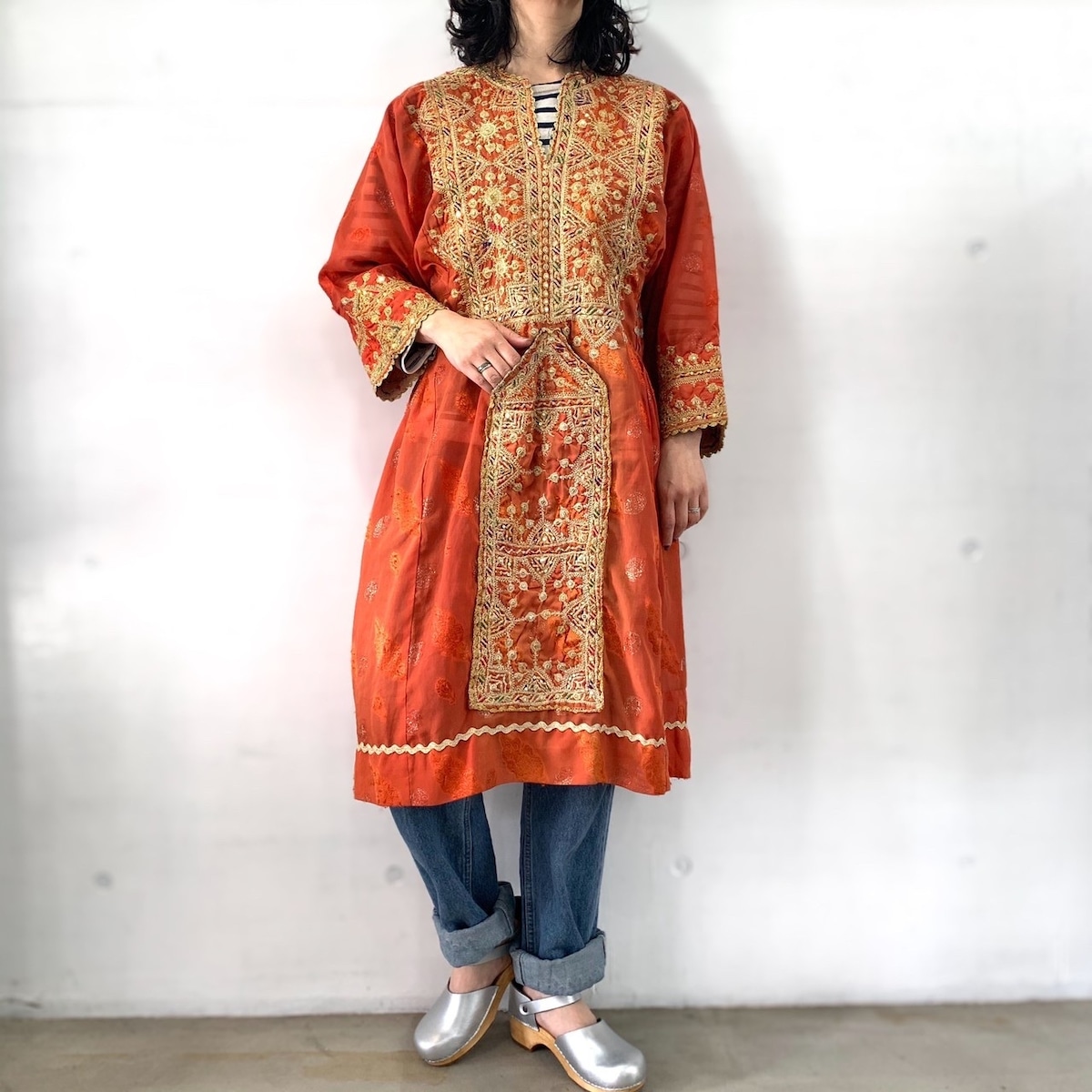 アメリカ古着 VINTAGE パキスタン刺繍 バロチワンピース ドレス | ChuPa