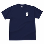 ロゴだらけバックプリントTシャツ ネイビー | 562B BASE