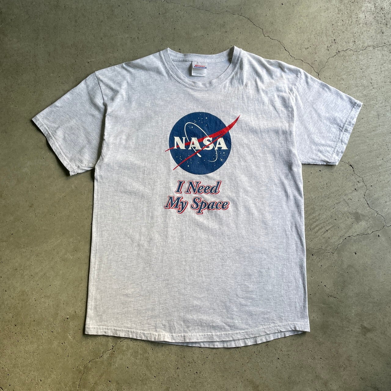 00年代 NASA 企業ロゴ アドバタイジング Tシャツ メンズL 古着 00s
