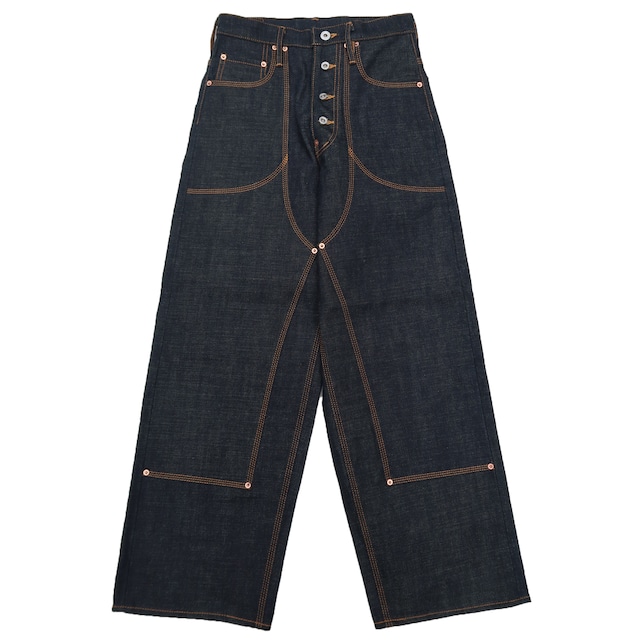 SUGARHILL CLASSIC DOUBLE KNEE DENIM PANTS (Rigid Indigo)