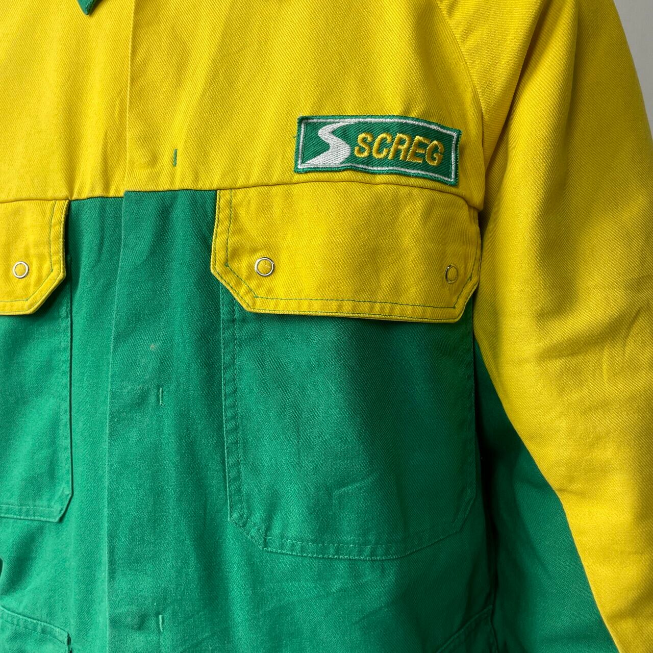 F.T.B. SCREG ユーロ バイカラー フレンチワークジャケット F.T.B. SCREG ユーロ バイカラー フレンチワークジャケット