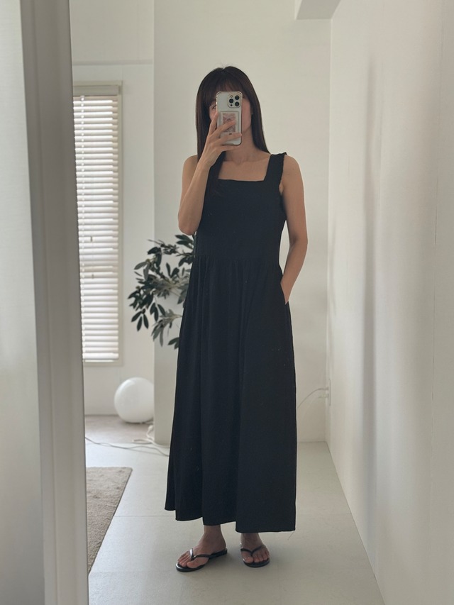 (即納) Fil. / Flip flat sandal 2color