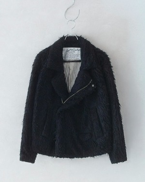 my beautiful landlet SHAGGY RIDERS JACKET BLACK