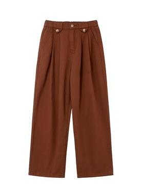 Double pleats straight pants（ダブルプリーツストレートパンツ