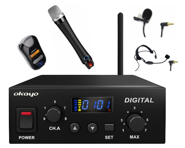 DMB ワイヤレスマイクシステム 2本セット Amazon.co.jp: デュアル ワイヤレス マイク システム、2 つの