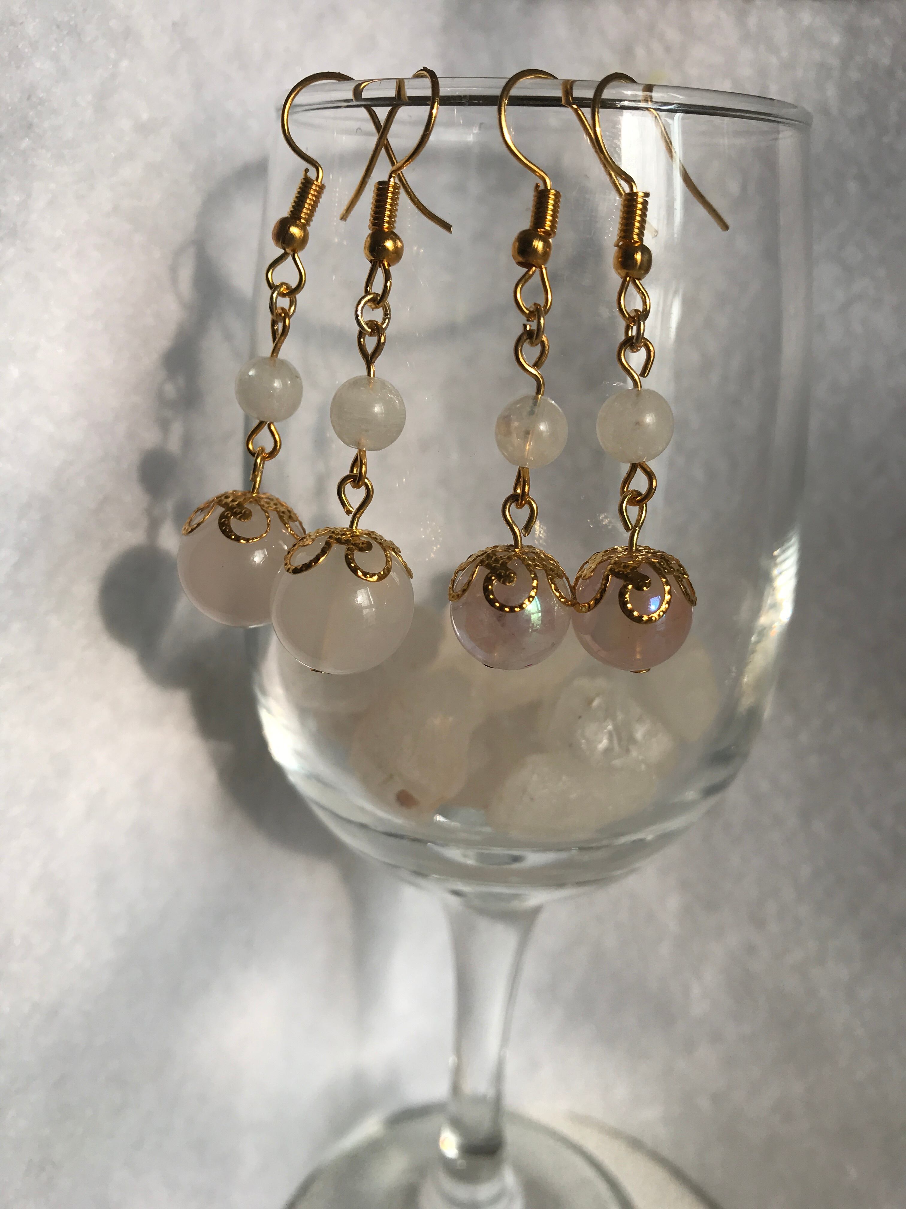 お好きな天然石で作るピアス