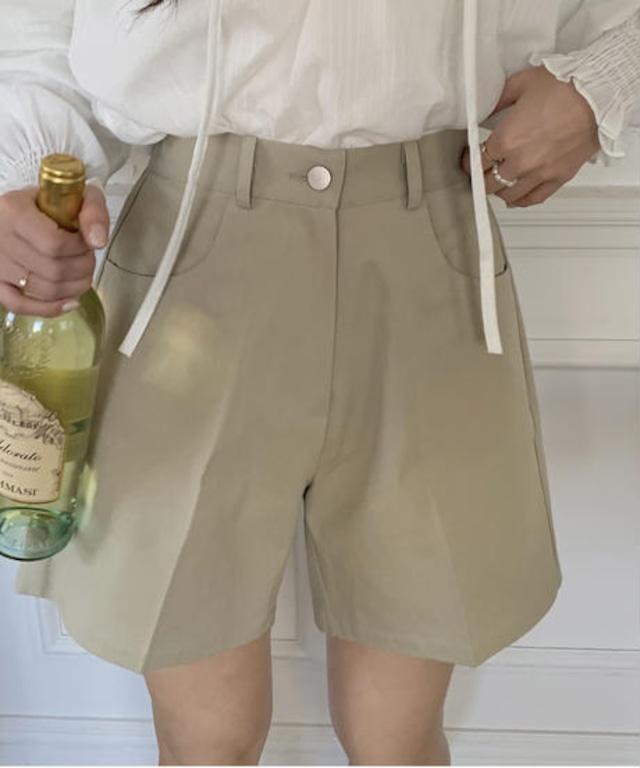 《即納商品》cheer short pants (khaki / pink / ivory)