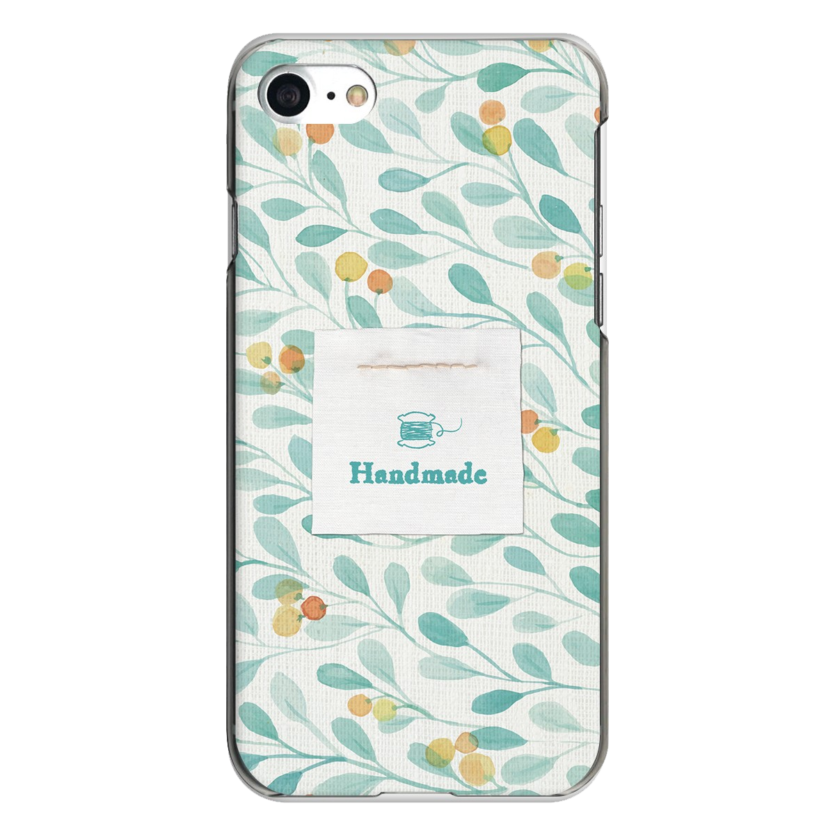 iPhone対応 スマホ ハードケース クリア ボタニカルグリーン モダン デザイナーズ 【iPhone17 / iPhone16e / AQUOS / Xperia 他 iPhone / Android ほぼ全機種対応】 |desr2800