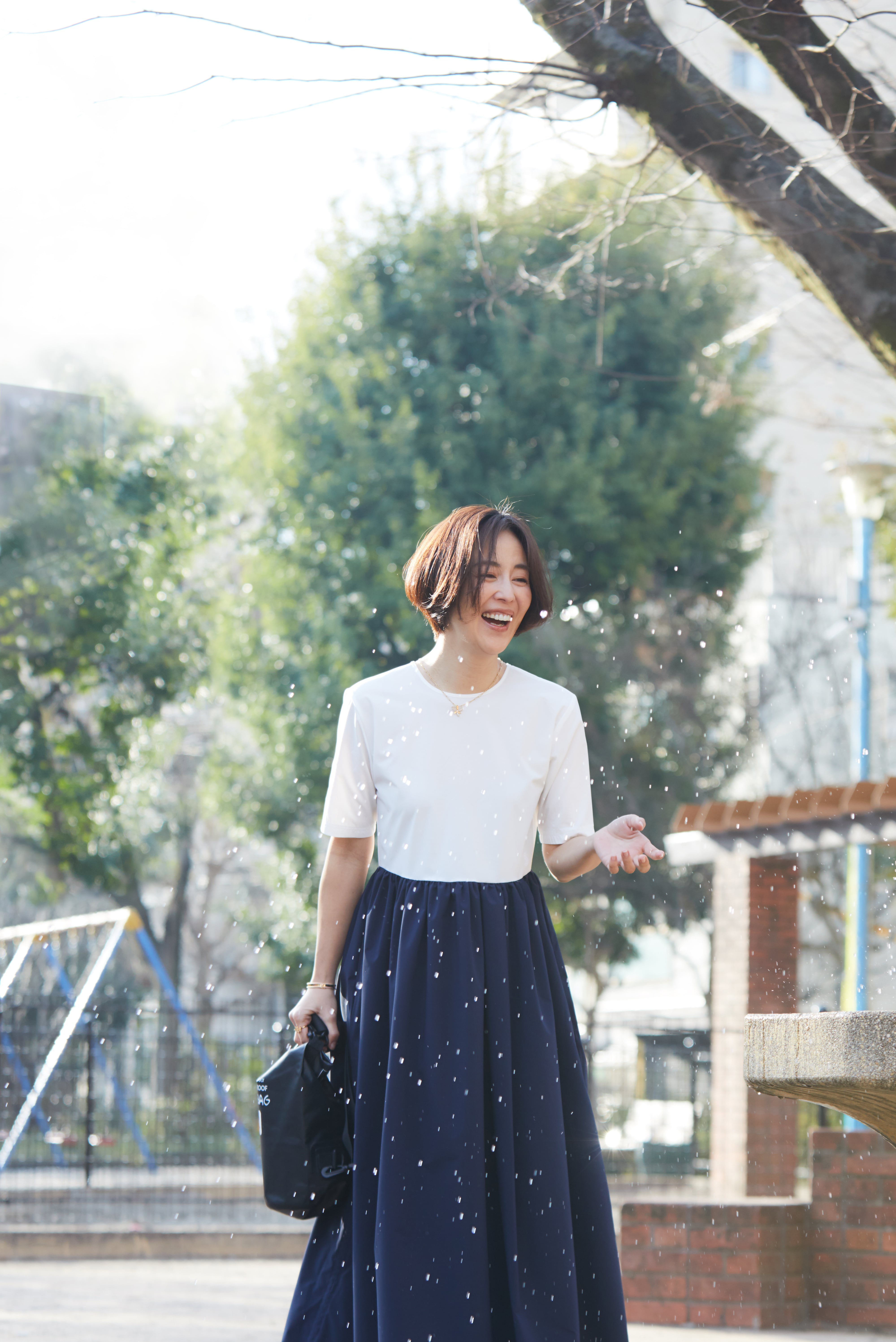 EVERYDAY DRESS CB04 maxi ネイビー | THE9SHOP