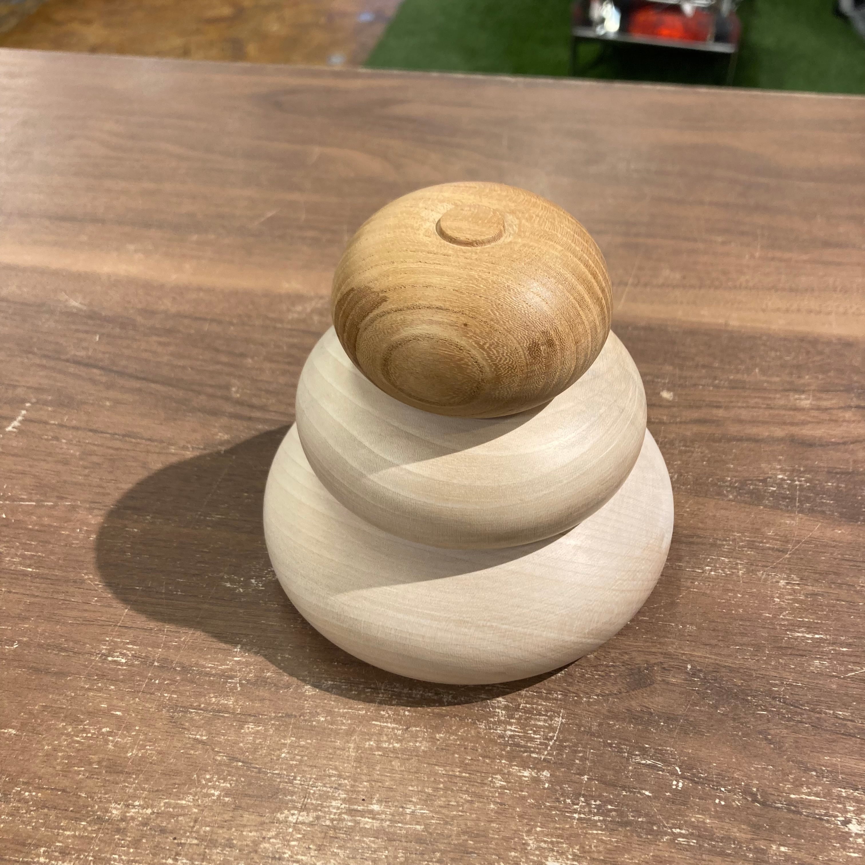 tivoli wood works / tivoli no okagami 木製鏡餅 | sotosotodays