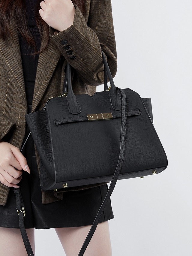 Structured Leather Bag