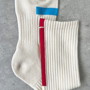 FAKUI / 【FREE size】line socks FK-197